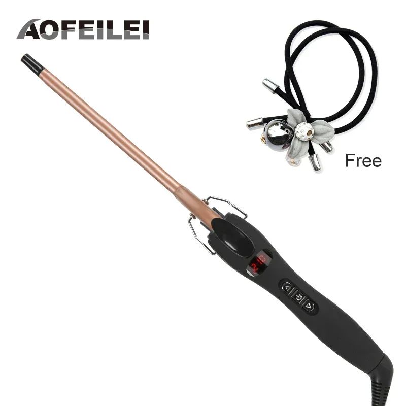 Aofeilei Professional 9mm Electric Curling Iron 13mm Hair Cu