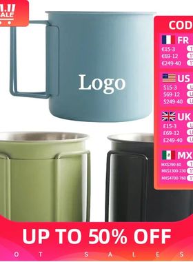 330ml 304 Stainless Steel Coffee Cup Outdoor Portability Col