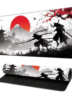 Japanese Samurai Gaming Mouse Pad Large Non-Slip Desk Mat Sm