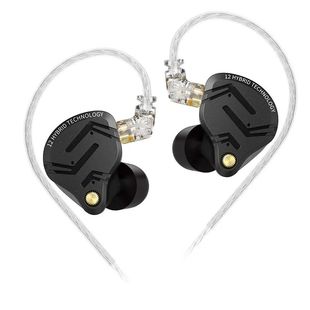 5BA Bass 1DD Earphones Metal Hybrid ZS12 PRO HIFI