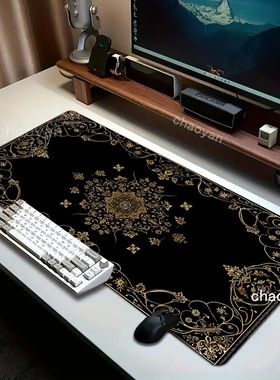 New black Persian Carpet Mysterious Retro Mouse Pad Pc Gamer