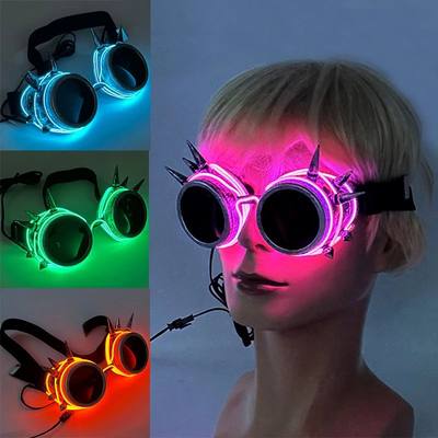 Luminous Fluorescent Glasses LED Glowing Party Supplies Stea