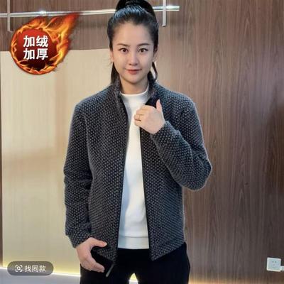 G63精品男装派头轻奢男装加绒加厚休闲时尚保暖开衫拉链连帽外套