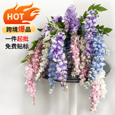 巨型阿勃勒紫藤花垂吊装饰