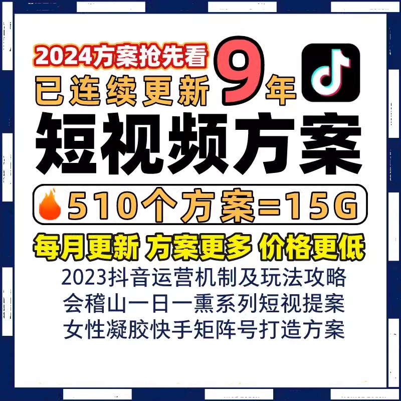 4A广告公司短视频运营直播带货品牌线上营销推广PPT方案模板资料