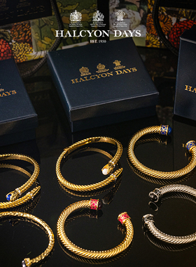 H的礼物清单丨1950英国「皇室认证」HALCYON DAYS凯特王妃手镯