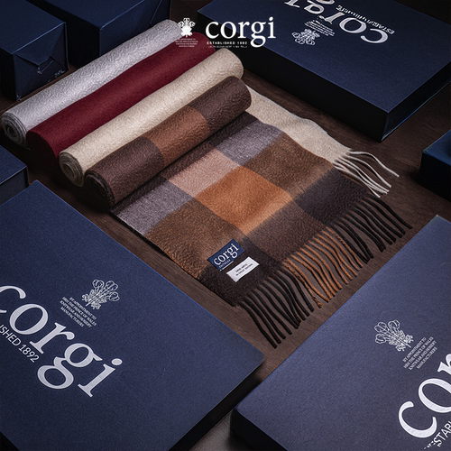 H的礼物清单丨1892英国「皇室御用品牌」CORGI百搭羊绒围巾礼物
