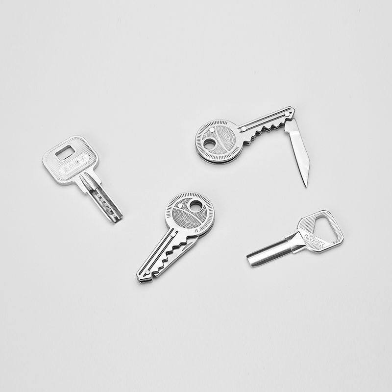 钥匙扣小刀可折叠随身迷你挂件袖珍edc工具不锈钢开箱拆快递小刀