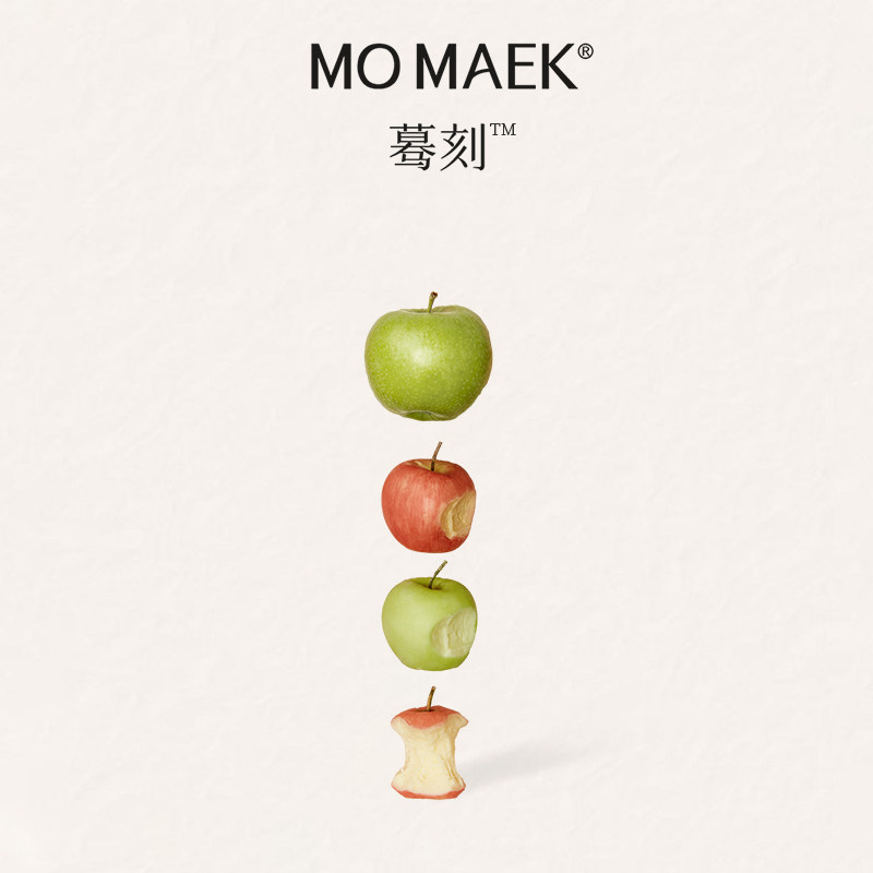 金桂奖MOMAEK蓦刻洛川瑞雪手绘咬一口苹果香薰蜡烛摆件生日礼物