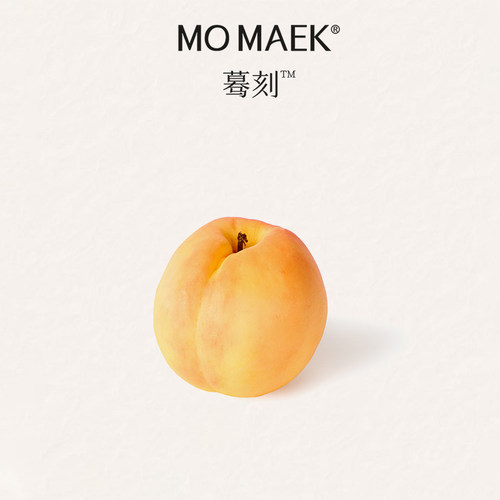 蓦刻阳山蜜桃香薰造型蜡烛摆件