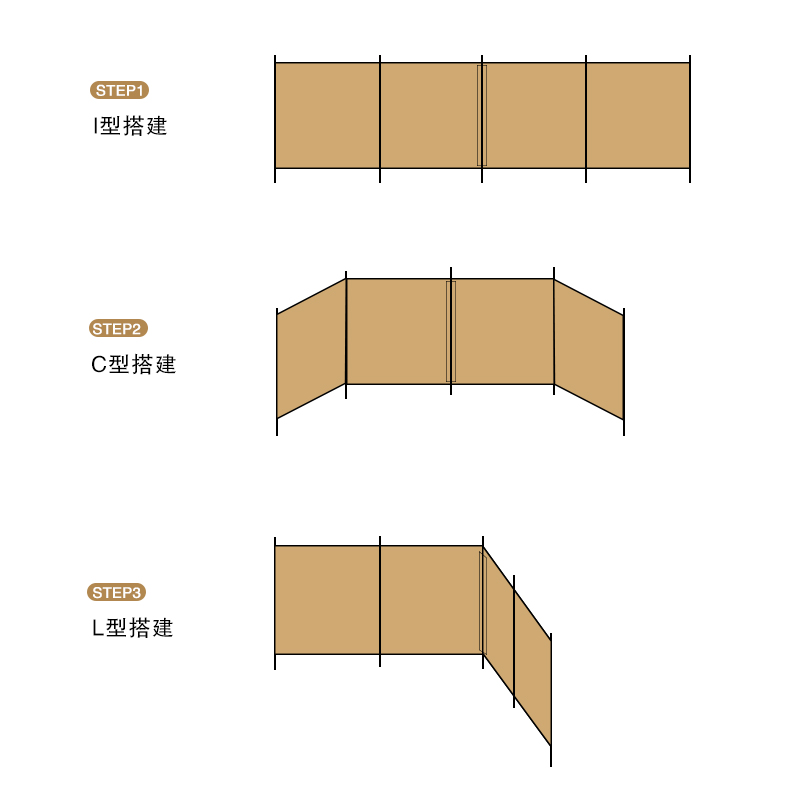 挡风拼接遮挡定制阵幕大型神器户外布屏屏天幕防风墙板侧露营围挡