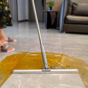 加长不锈钢杆硅胶地刮地面刮水器卫生间扫地扫水神器刮地扫水扫把