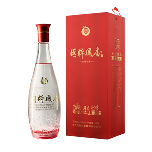秦国粹凤香经典红凤香型白酒50度500ml礼盒装 纯粮食酒高度白酒