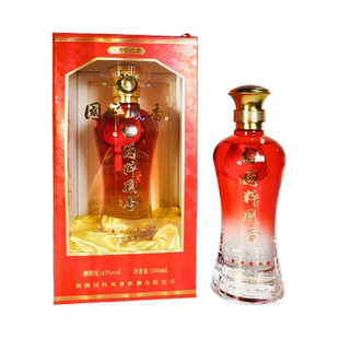 秦国粹凤香粹八五星经典凤香型纯粮酿造白酒礼盒装45度500ml