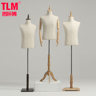 婚纱店韩版男装模特人偶展示架男全身道具服装店半身男士橱窗鞋架