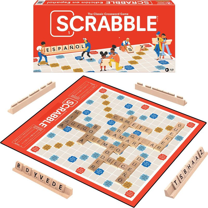 Scrabble Games the classic crossword game Famous Word toys - 实物图