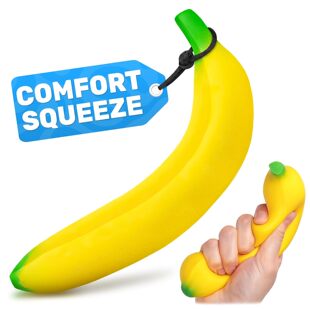 2pcs 19cm squishy giant banana  Stress Relief Fidget Squeeze