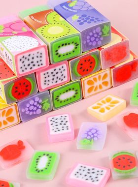Fruit Scented Latex-Free Erasers Kids Pencil stationery橡皮