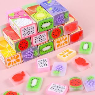 Fruit Scented Latex-Free Erasers Kids Pencil stationery橡皮