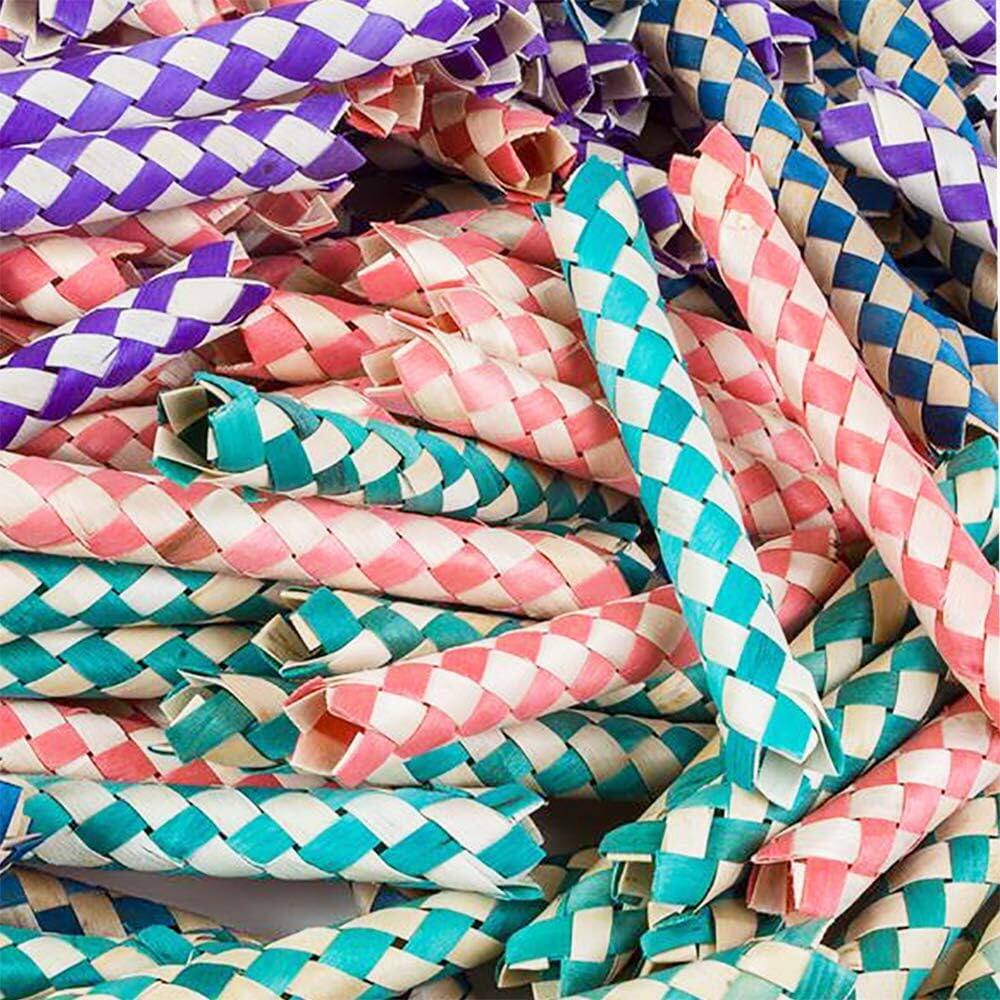 10Pc Chinese Finger Trap Bird Toys: Bamboo Shredding Set - Product image 5