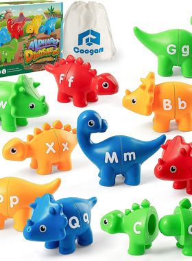 ABC dinsaurs Alphabet Matching Letters Fine Motor Toys恐龙字