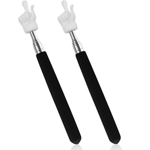 Retractable Teacher Pointer Finger stick Telescopic Hand教鞭