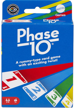 Phase 10 Card Game with 108 Cards Family Game Night卡牌