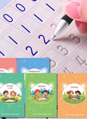 Reusable writing letters  Book Magic Practice Copybook kids