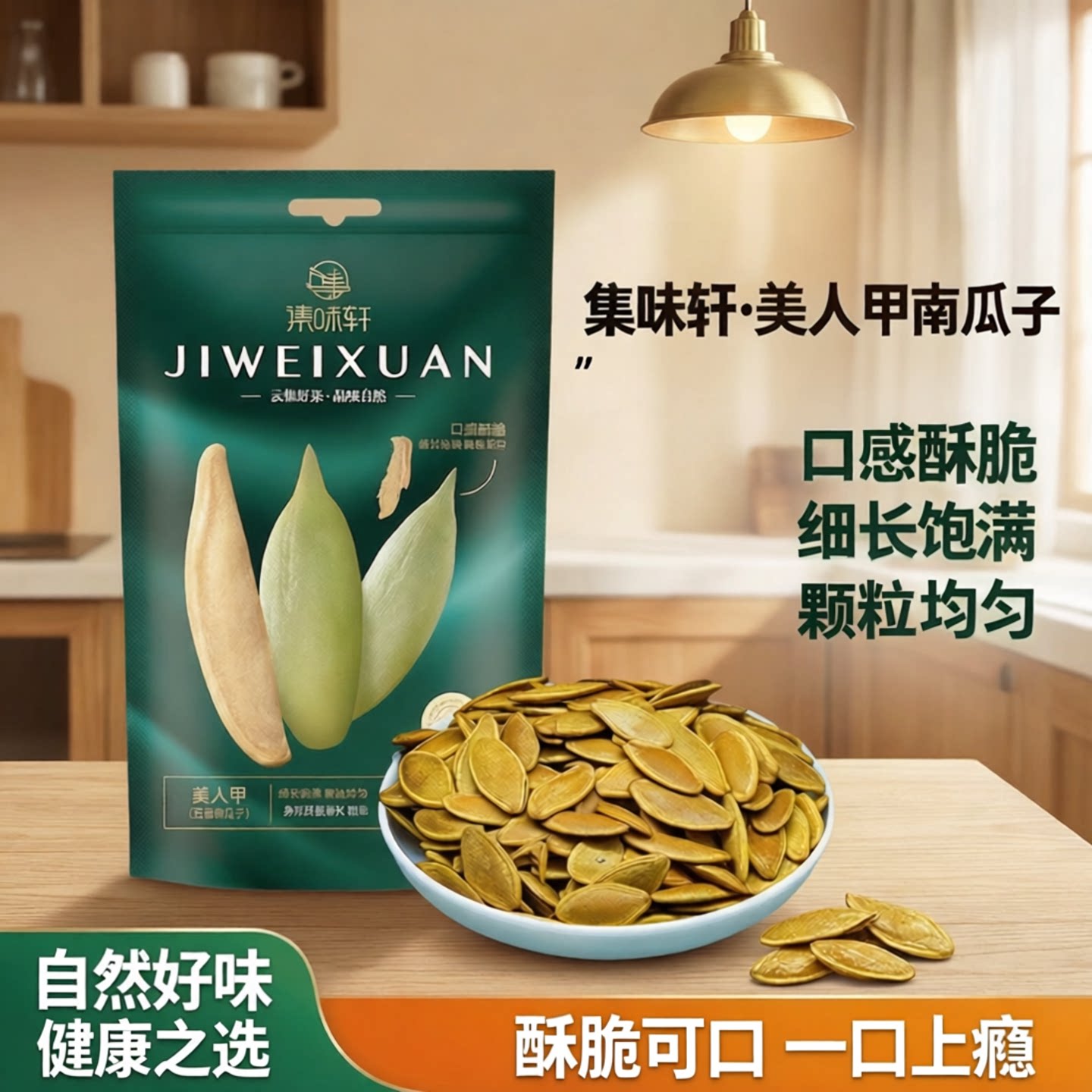 集味轩美人甲南瓜子坚果炒货零食