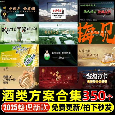 红酒白酒啤酒黄酒威士忌酒类行业网络4A新媒体运营策划方案PPT