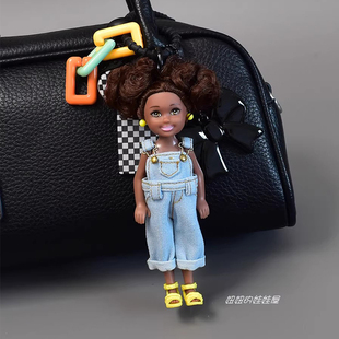 m系复古网球挂件极繁主义洋娃娃精致高级感女棒球背包挂饰品礼物