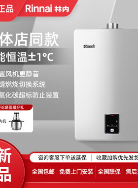 Rinnai/林内RUS-16E32FRF/13E32FRF恒温强排式家用16升燃气热水器