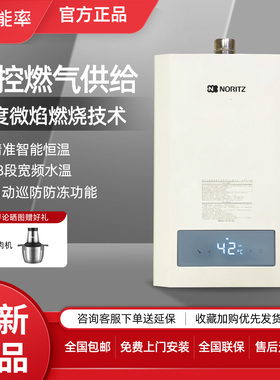 NORITZ/能率GQ-13S1FEX/GQ-16S1FEX室内强排天然气16升燃气热水器