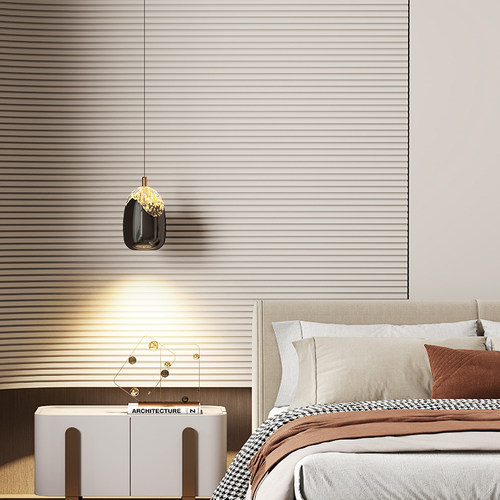 意式极简创意床头小吊灯升降吊灯