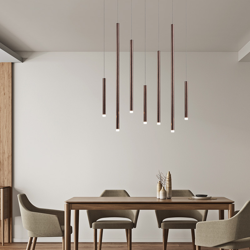 北欧后现代极简创意设计师餐厅吊灯简约现代LOFT复式楼梯餐厅吊灯