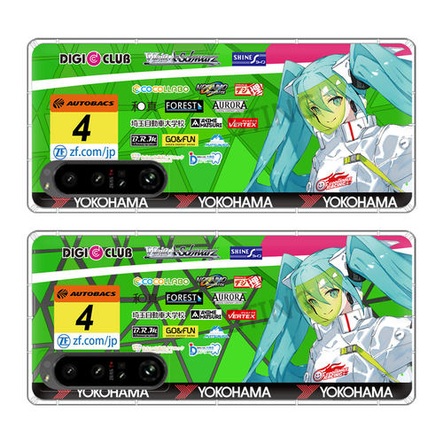 适用索尼SONY Xperia1VII手机壳1III/5IV/Pro-I赛车初音未来Goodsmile车队racing miku奔驰AMG GT3痛车保护套