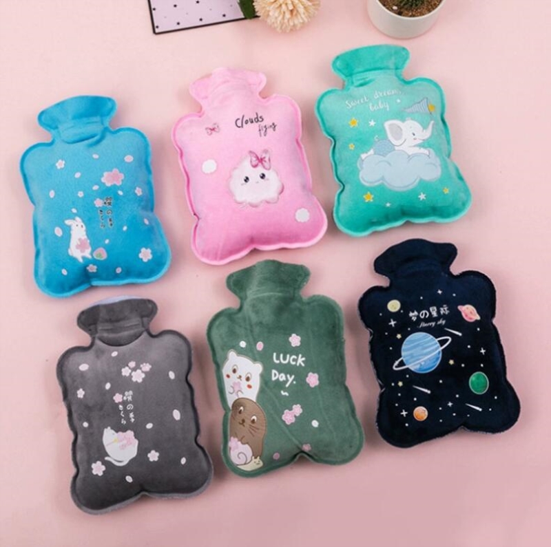 热水袋小号迷你热水袋注水卡通迷你可爱学生暖手宝冬季暖水袋
