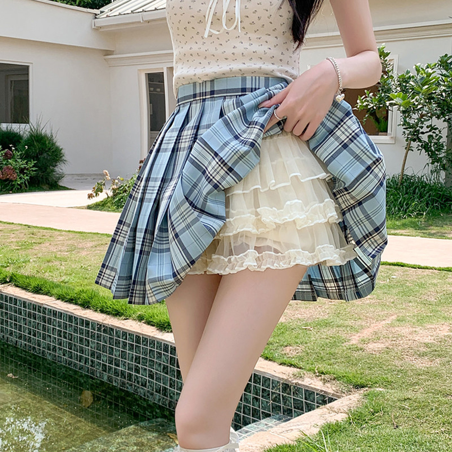 jk裙撑南瓜裤裙撑多层蓬蓬蛋糕裙撑夏季可爱防走光短款打底安全裤