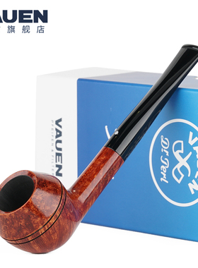 华云Vauen德国进口石楠木烟斗Six6mm烟道系列105男士烟斗
