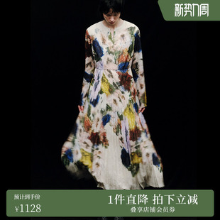 AMERI冬UND系列花朵图案连衣裙0224205630870 ins博主同款