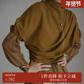 古典书图案A字线条层叠式 AMERI秋冬时尚 女装 连衣裙01220590920