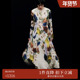 ins博主同款 AMERI冬UND系列花朵图案连衣裙0224205630870