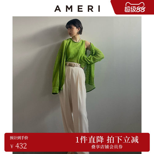 AMERI宽松阔腿休闲西裤