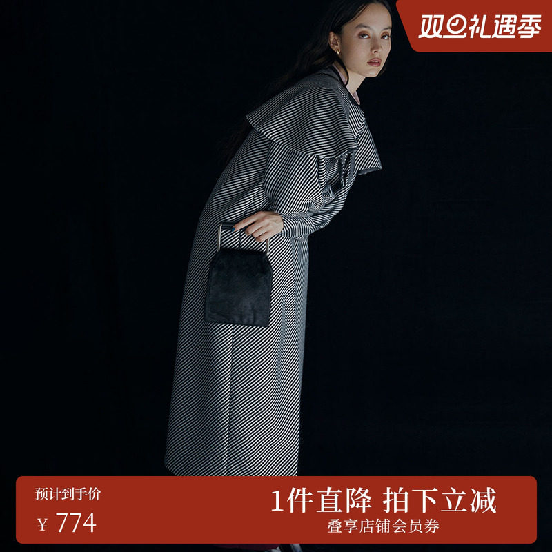 AMERI秋冬新款长款可爱轻熟简约