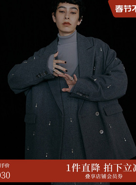 【ins博主同款】AMERI 冬UND系列精巧羊毛西装0224206920460