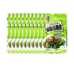 虎将麻辣海带丝22g下饭菜小袋装开味菜鲜脆爽口开袋即食早餐咸菜