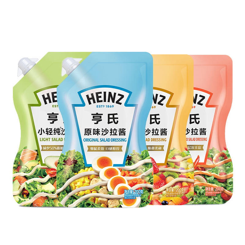 亨氏沙拉酱香甜千岛原味水果蔬菜色拉酱肉松面包寿司食材200g袋装