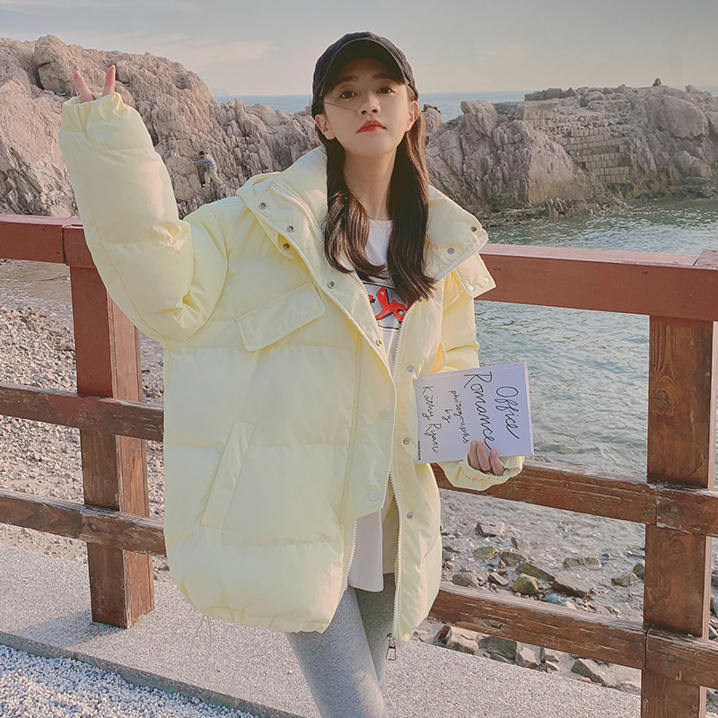 现货鹅黄色短款服女1006-P145-K208，女装棉衣/棉服，HH服饰