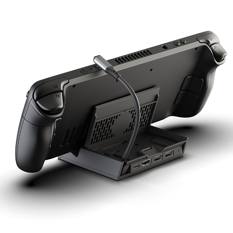 Skull & Co. Steam Deck/OLED/ROG Ally便携底座 skullco骷髅雾鸦Savage Raven 连接手柄/键鼠可作电脑扩展坞