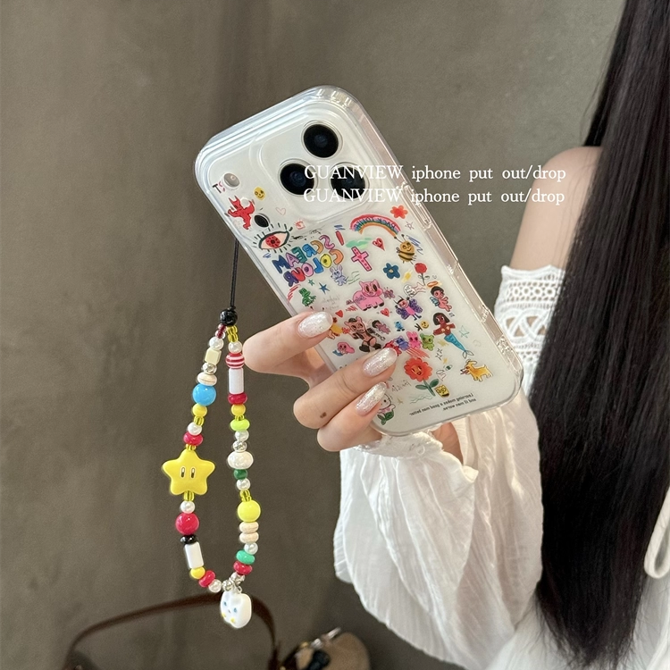 抽象手绘涂鸦iphone17手机壳